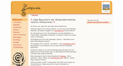 Desktop Screenshot of diezeitspirale.de